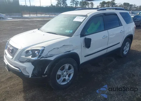 2010 GMC Acadia Sl z USA, uszkodzony, nr VIN 1GKLRKED3AJ102872